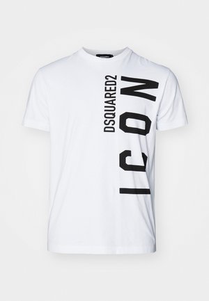 DSQUARED2 ICON Majica kratkih rukava s printom - white