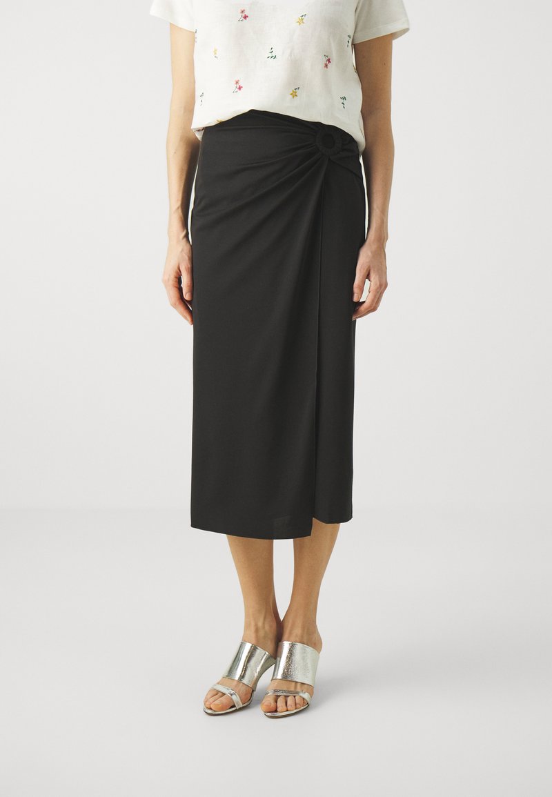 WEEKEND MaxMara SAMOVAR - Falda cruzada - nero/negro - Zalando.es