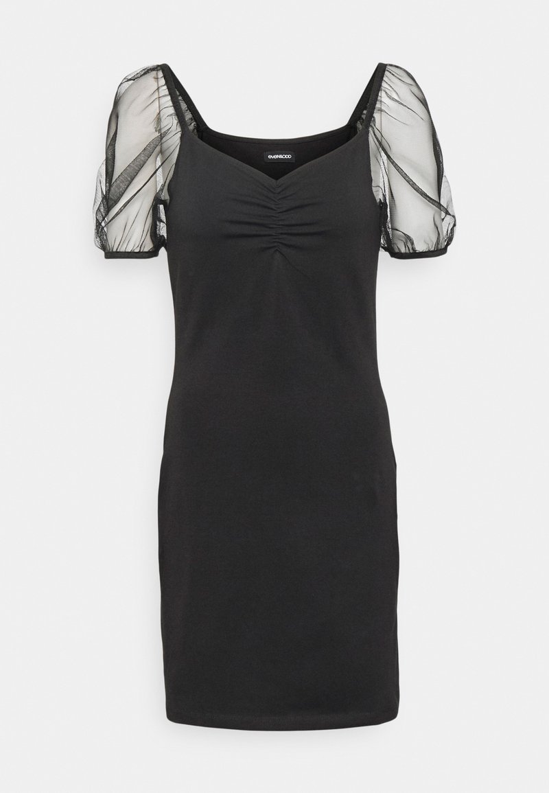 Even&Odd Petite Vestido de malha - black