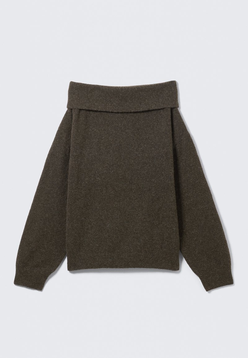 Weekday Cardigan dark brown/marrone scuro