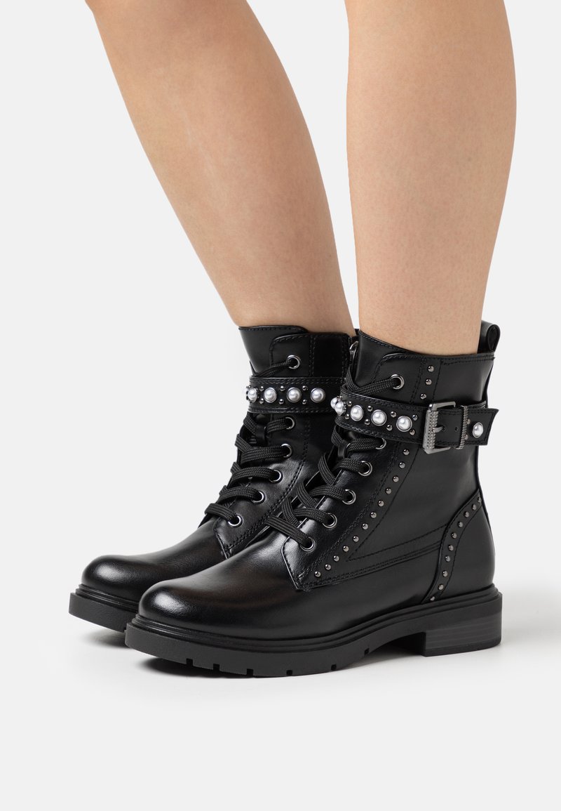 marco tozzi navy ankle boots