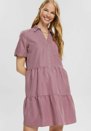 Shirt dress - mauve