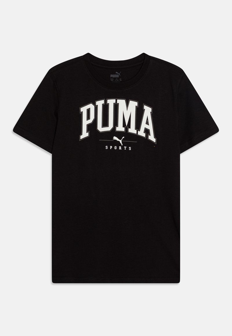 Puma SQUAD BIG GRAPHIC TEE UNISEX - T-shirt imprimé - black