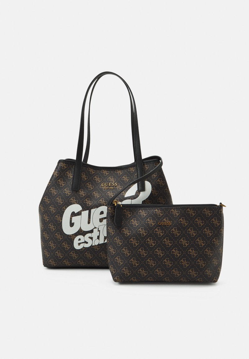 Guess VIKKY TOTE Shopping Bag brown/braun Zalando.de
