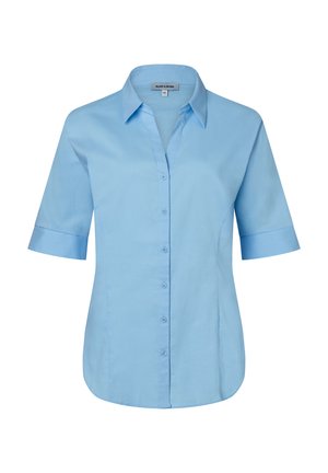 More & More MORE & MORE KLASSISCHE, TAILLIERTE BASIC-BLUSE - Hemdbluse - skyblue