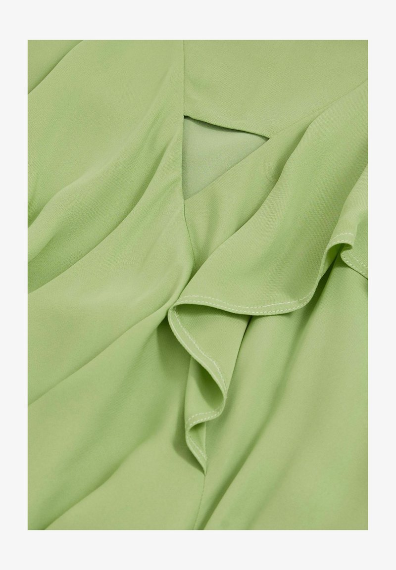 Reiss REGULAR FIT - ALBA RUFFLE-DETAIL - Maxi dress - green - Zalando Reiss REGULAR FIT - ALBA RUFFLE-DETAIL - Maxi dress - green - Zalando