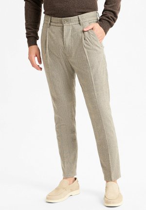 CHASY - Broek - melange braun