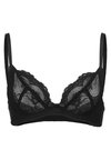 SUPERBOOST NON PADDED PLUNGE BRA - Krūšturis ar stīpiņu - black