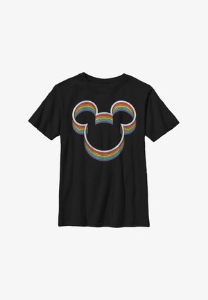 Disney MICKEY CLASSIC RAINBOW EARS - T-shirt z nadrukiem