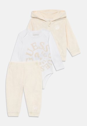 BABY HOODED SET UNISEX - Babygaver - light grey