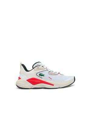 Lacoste Sport ATHLEISURE - Sneakers laag - off wht/red