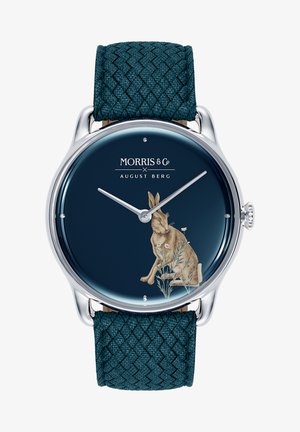 UHR MORRIS & CO SILVER INDIGO PERLON 38MM - Watch - indigo