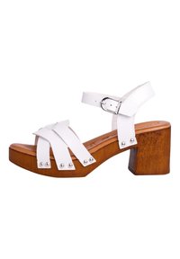 Tamaris Sandaalit nilkkaremmillä - white