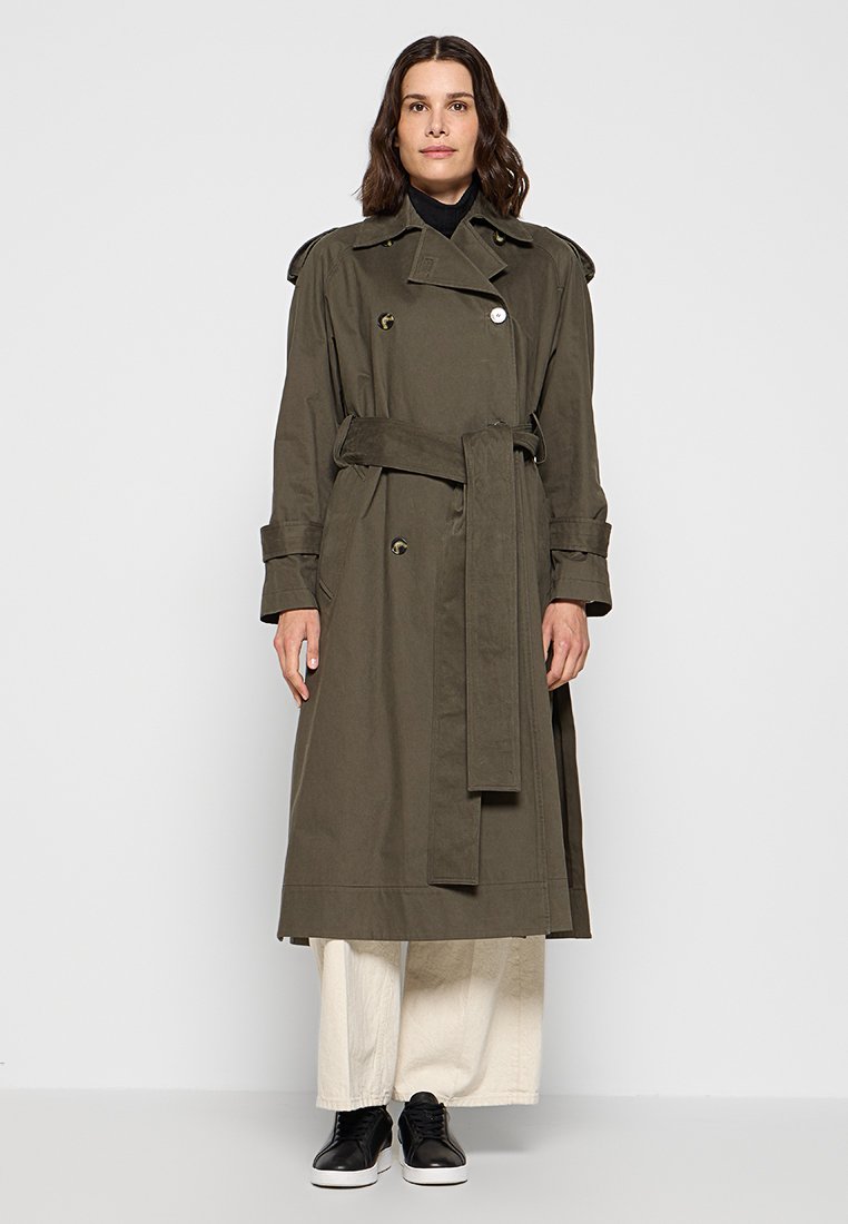 Bimba Y Lola Trenchcoat olijfgroen Bimba Y Lola Trenchcoat olijfgroen