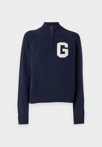 LOGO HALF ZIP - Džemper - navy uniform