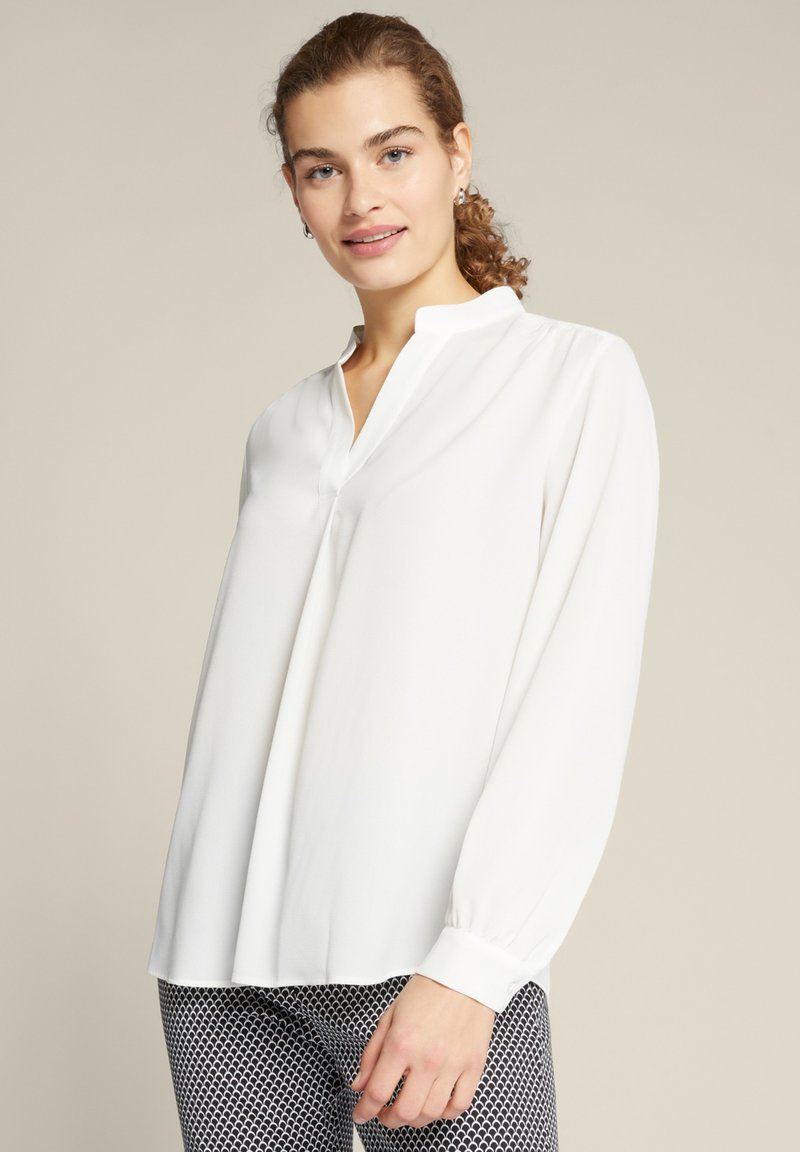 Elena Mirò CON ARRICCIATURE - Bluse - bianco