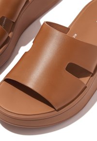 FitFlop F-MODE RAW-EDGE - Muiltjes - bruin