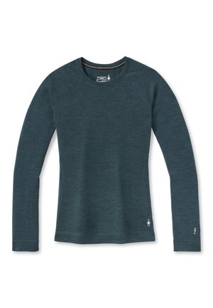 Smartwool CLASSIC THERMAL MERINO BASE LAYER CREW - Long sleeved top - twilight blue heather