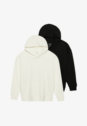 UNISEX 2 PACK - Športni pulover - black/off-white