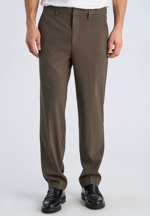 Lindbergh, RELAXED FIT FORMAL PANTS - Stoffhose - dk army