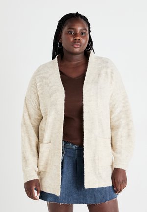 VMCDESMA OPEN CARDIGAN - Vest - birch melange