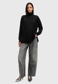 AllSaints BERN WRAP - Jumper - black