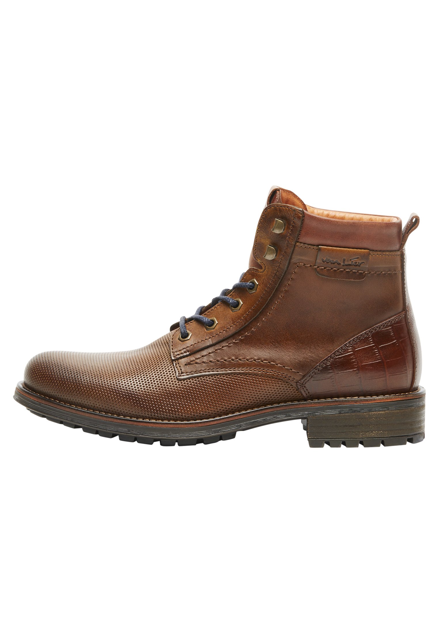 Van Lier SCHOENEN - Schnürstiefelette - cognac - Zalando.de