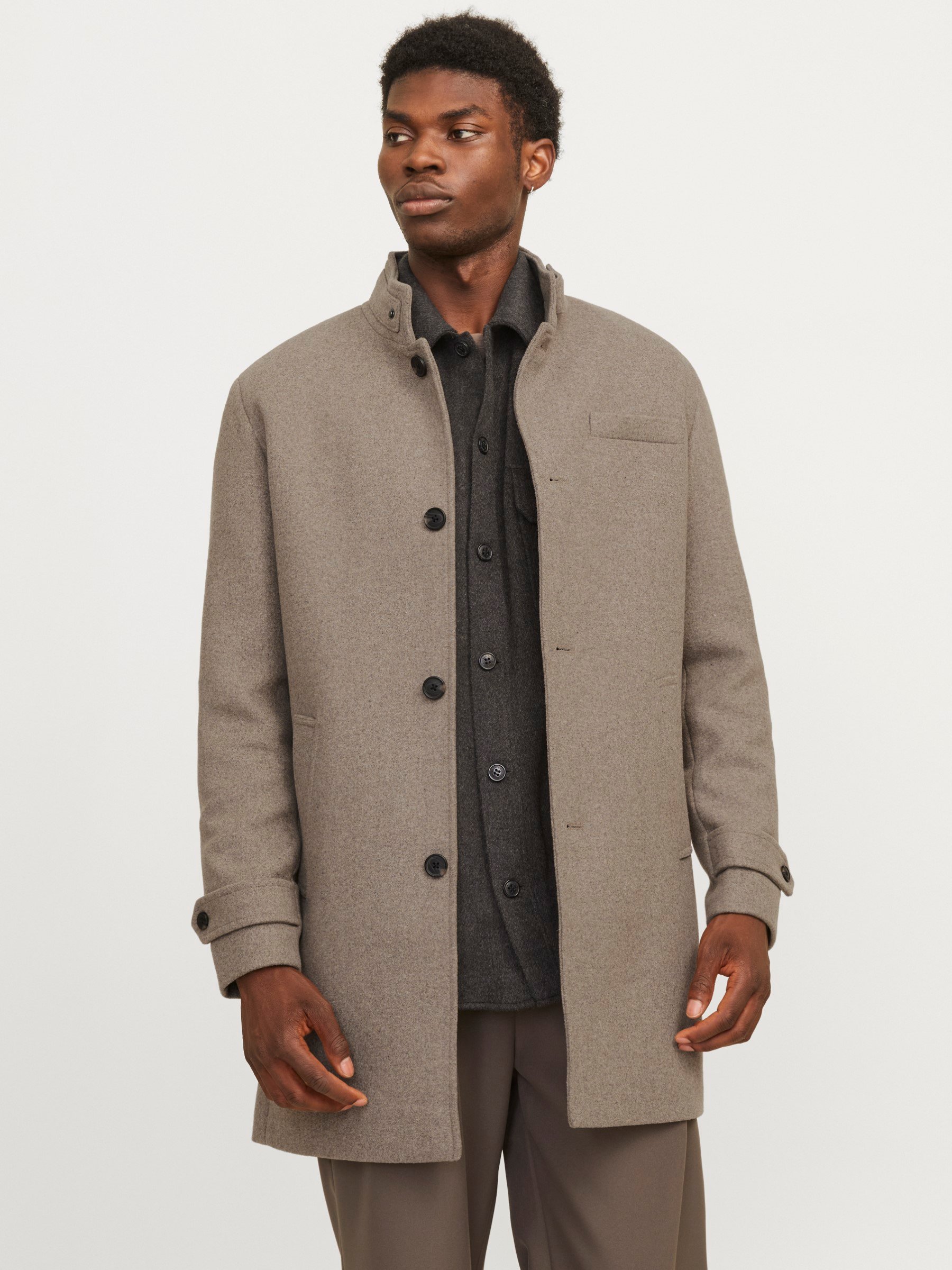 Jack & Jones PREMIUM JJEMELTON - Winter coat - greige/beige - Zalando