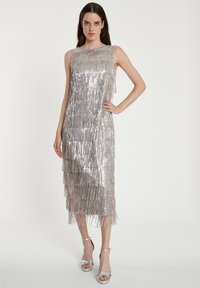 Ana Alcazar PAILLETTEN TABYLA - Cocktailjurk - silber