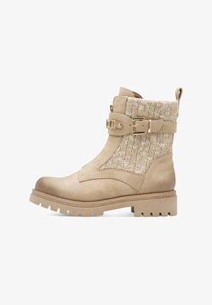 Marco Tozzi Plateaustøvletter - beige comb