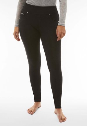 N.O.W.® YOGA DENIM - Jeans Skinny Fit - black jeans black seams