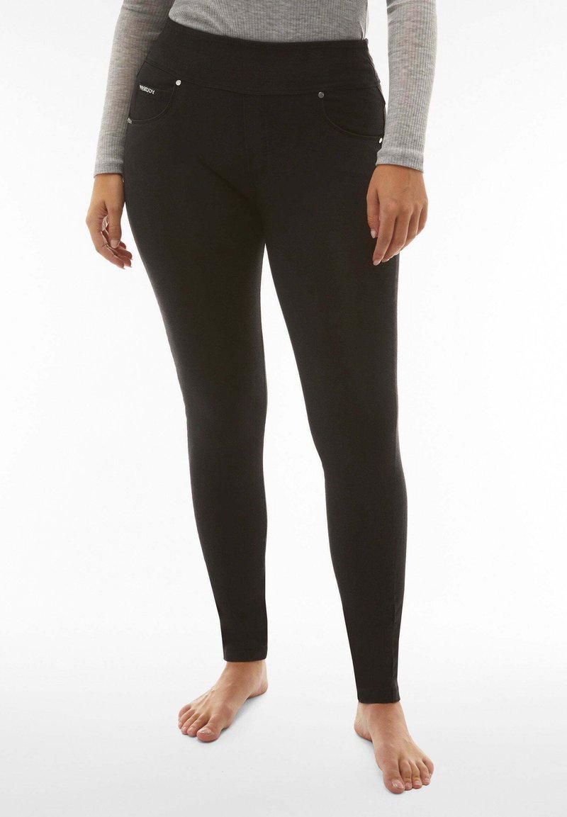 Freddy N.O.W.® YOGA DENIM - Skinny-Farkut - black jeans black seams