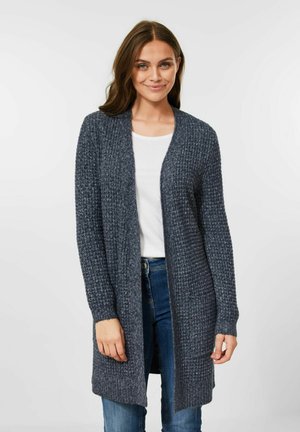COSY MIT STRUKTUR - Cardigan - blau