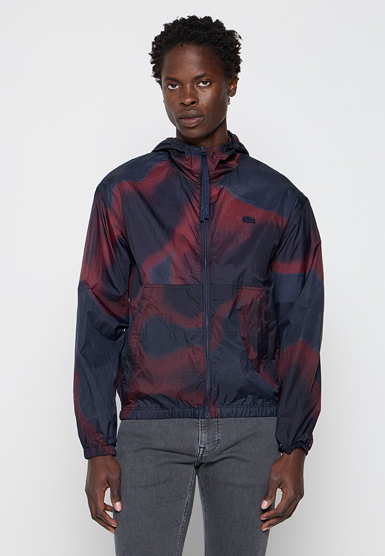 Lacoste Outdoorjas donkerblauw