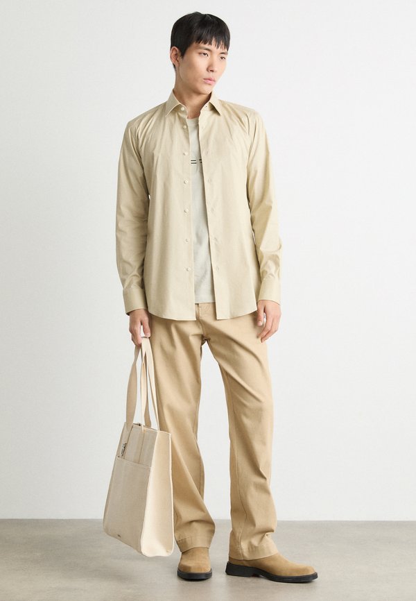 HANK KENT - Formal shirt - light beige4