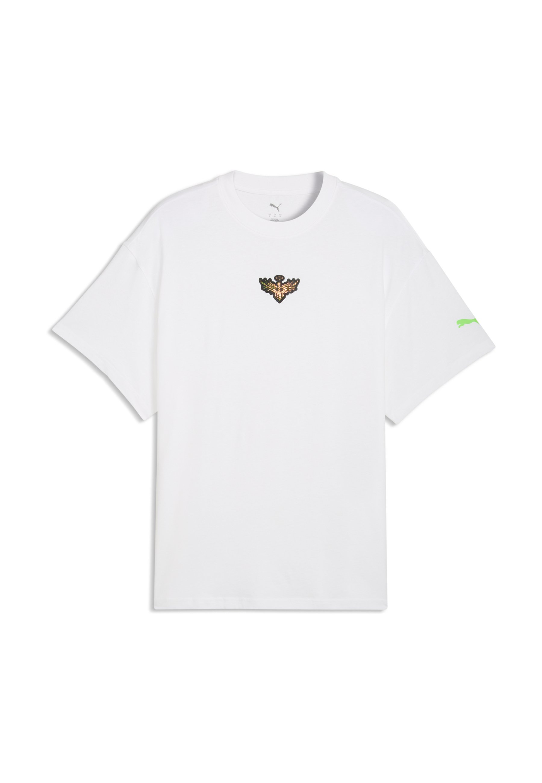 Puma MELO ALWAYZ ON 1 TEE - Triko s potiskem - white- silver