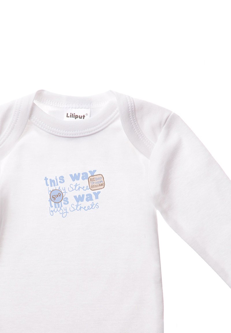 Kinder Shirts & Tops | Liliput 2ER PACK Body weiß hellblau/weiß - CQ22182 Kinder Shirts & Tops | Liliput 2ER PACK Body weiß hellblau/weiß - CQ22182