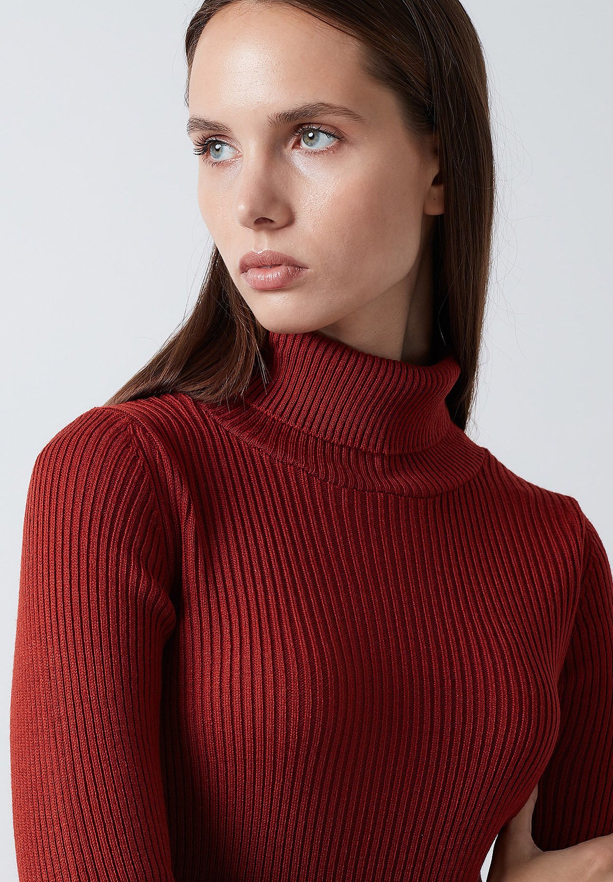 LELA Jumper - brick red/light red 
