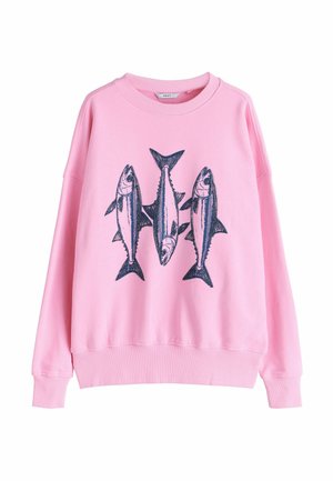 Next, GRAPHIC BEADED FISH  - Pusa - pink