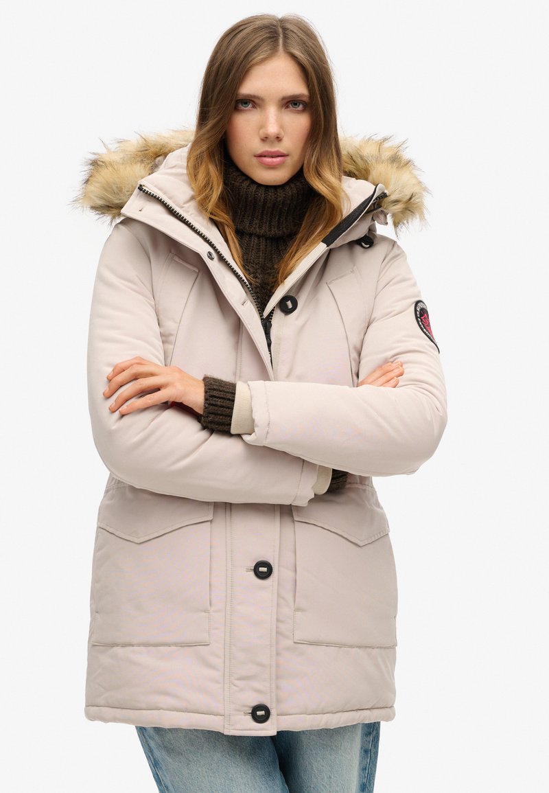 Superdry & Co EVEREST HOODED - Parka - chateau gray