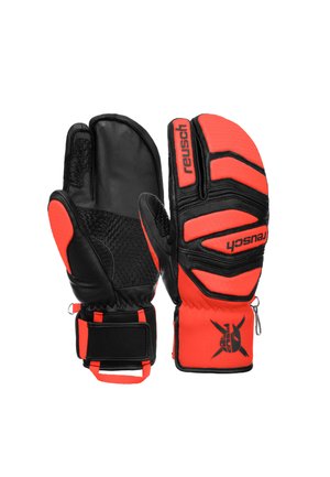 3-FINGER WORLDCUP WARRIOR LOBSTER - Fingerhandschuh - black   fluo red