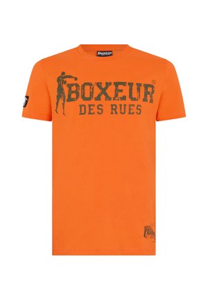 Boxeur Des Rues, BOXEUR DES RUES T-SHIRT BOXEUR STREET 2 - T-shirt con stampa - mandarin