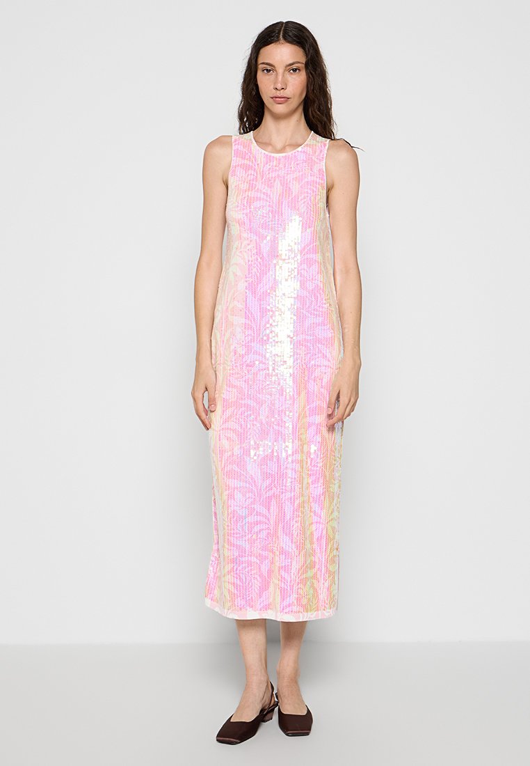 Ted Baker Maxi-jurk donkerroze Ted Baker Maxi-jurk donkerroze