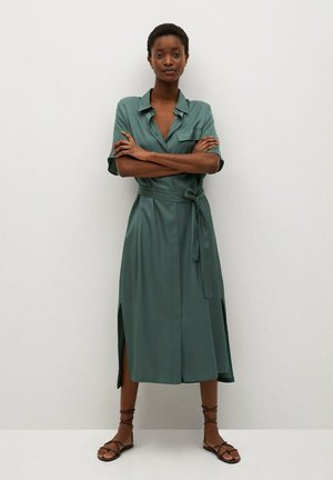 Vestido camisero - groen