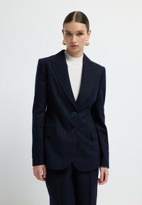 STRIPED - Blazer - striped navy blue