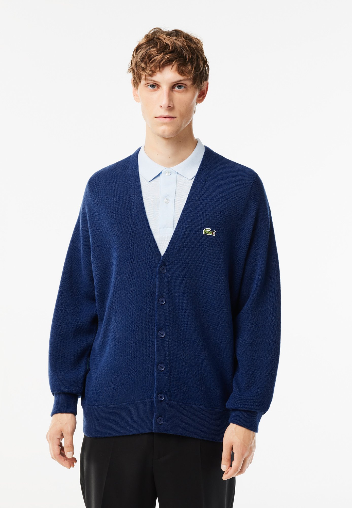 Lacoste PULL AH0397-00 - Strickjacke - bleu marine f f/dunkelblau 