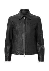 NELLCOT - Leather jacket - black