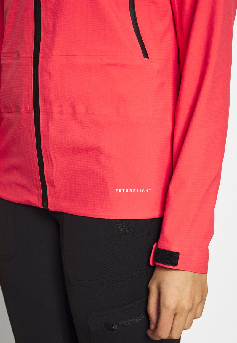 The North Face Womens Tente Jacket Hardshelljacke Cayenne Red Black Koralle Zalando De