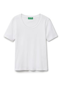 United Colors of Benetton SHORT SLEEVE - Jednoduché tričko - white