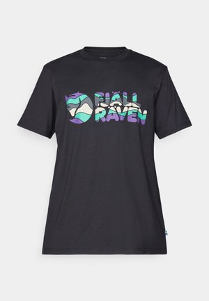 Fjällräven, LOGO - T-shirt imprimé - black